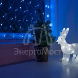 Гирлянда &amp;quot;Сеть&amp;quot; 1.5х1.5м 150LED син. провод прозр. Neon-Night 215-123