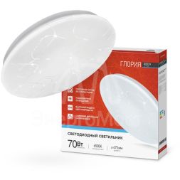 Светильник светодиодный DECO ГЛОРИЯ 70Вт 6500К 6300лм 230В 483х67мм IN HOME 4690612052472